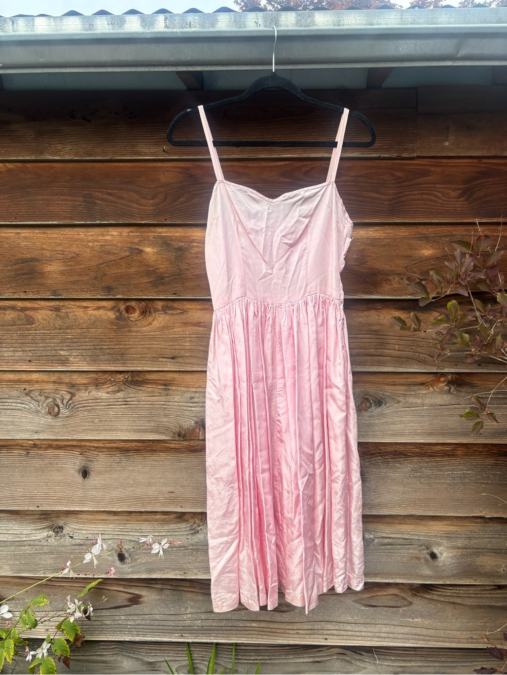 Ballet Pink Vintage Slip Dress